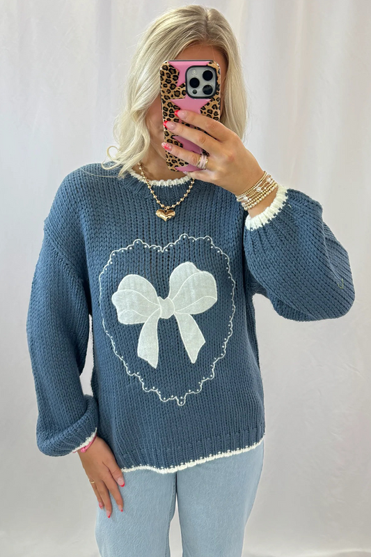 Chunky Bow Sweater